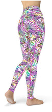 Load image into Gallery viewer, Eco-Friendly White Lionfish Roar Contour Leggings
