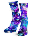 Eco-friendly Cosmic Whale Dive Socks