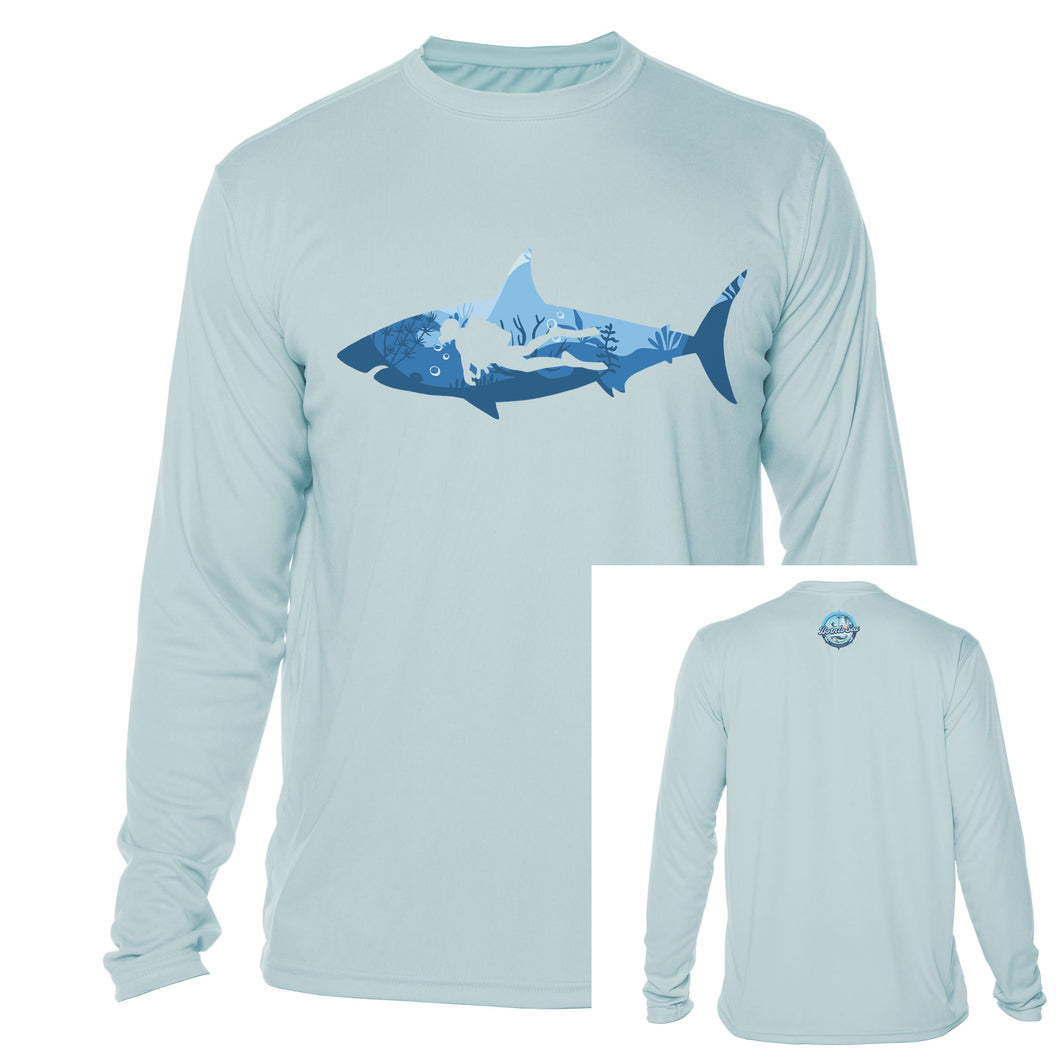 Shark Diver Silhouette Shirt