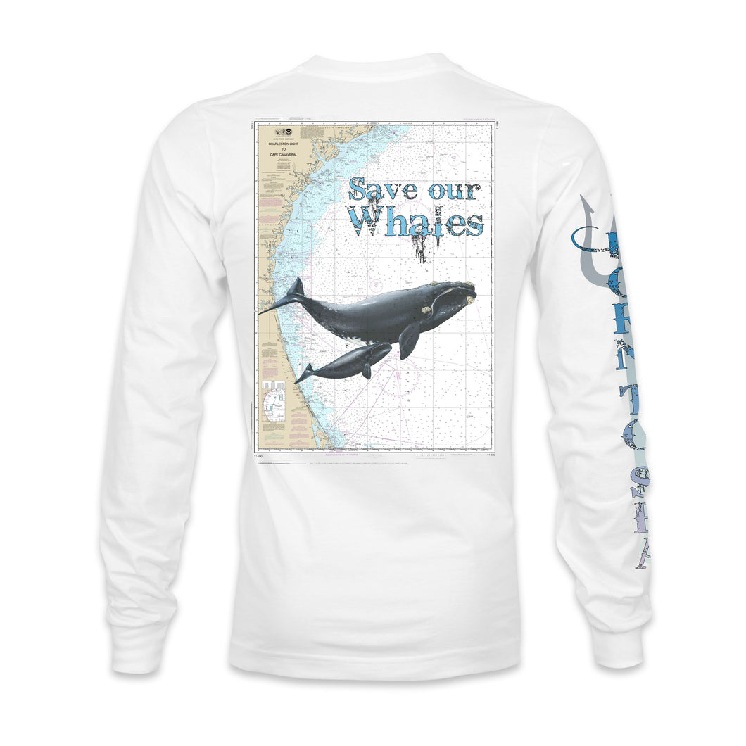 Whale Chart Long Sleeve Shirt